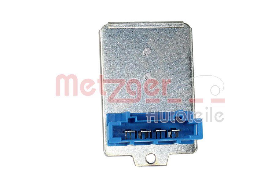 Résistance, pulseur d'air habitacle (Élément de commande, chauffage/ventilation) METZGER ref. 0917703